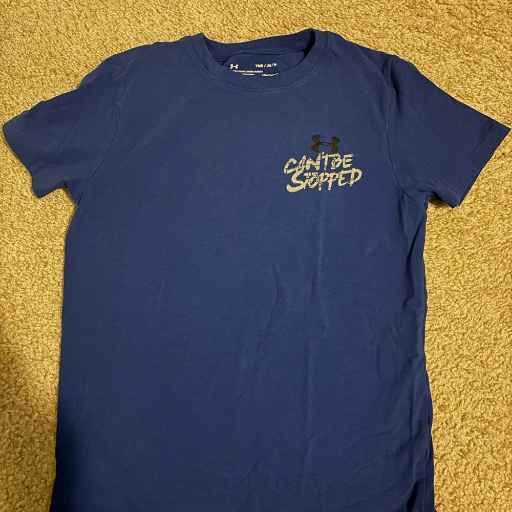 Under Armour Navy T-Shirt YM